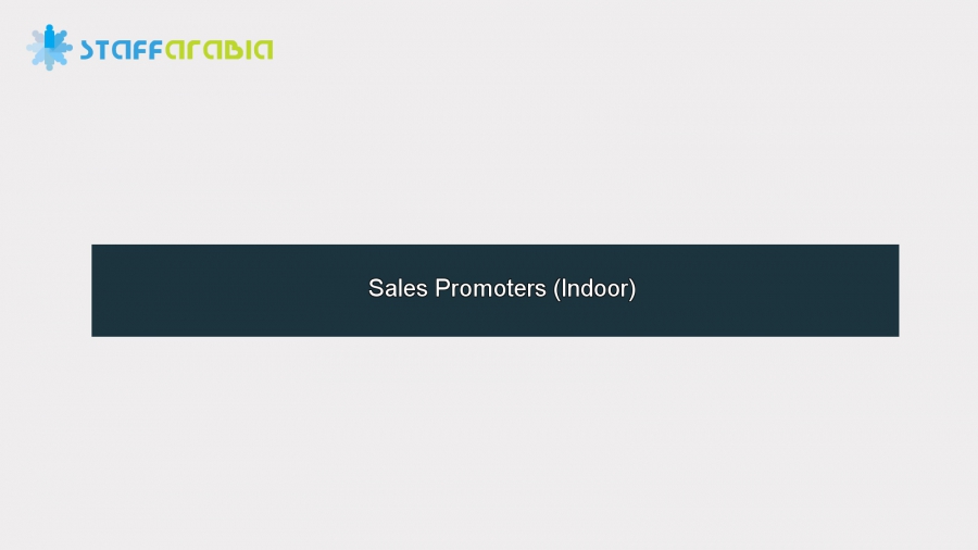 Sales Promoters (Indoor)