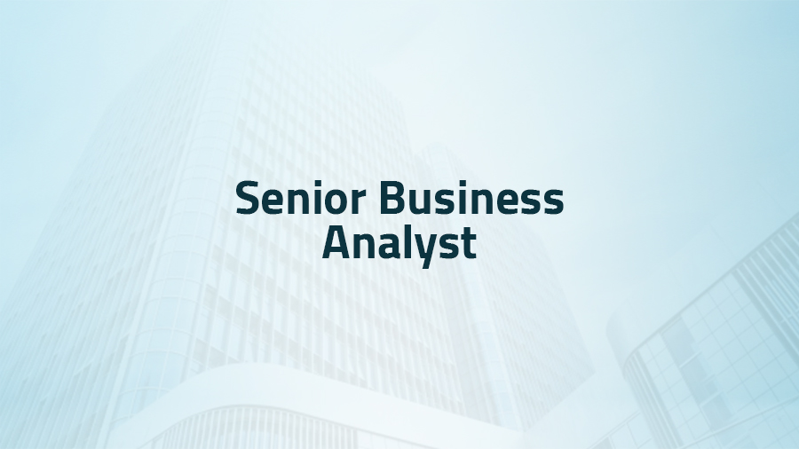 Senior Business Analyst