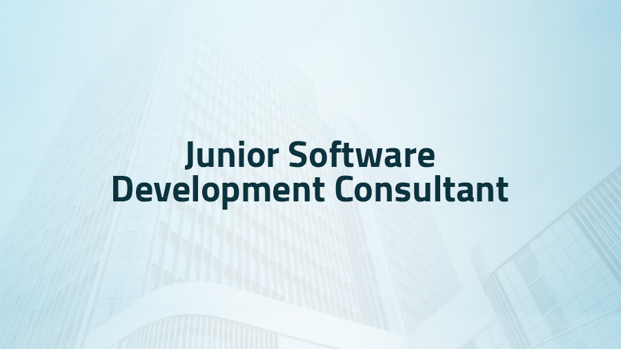 Junior Software Development Consultant