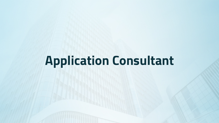Application Consultant
