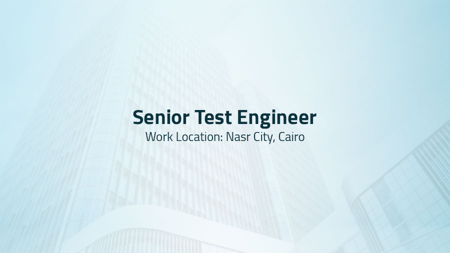 Senior Test Engineer