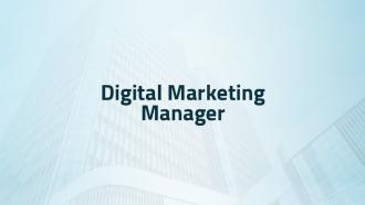 Digital Marketing Manager