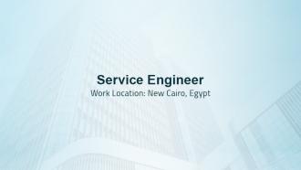 Service Engineer