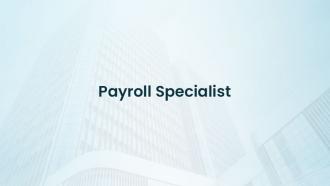 Payroll Specialist