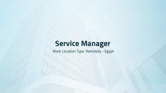 Service Manager 
